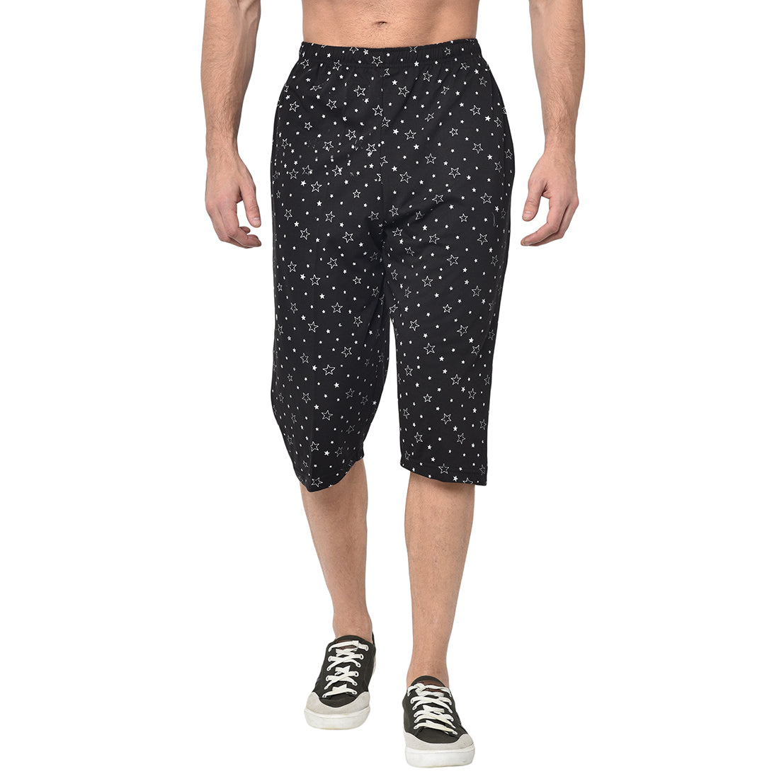 Men's Capri Pants Lightweight Loose 3/4 Shorts Drawstring Elastic Waist  Casual Beach Yoga Trousers | Fruugo BH